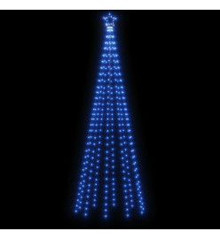 Sapin de Noël avec piquet Bleu 310 LED 300 cm