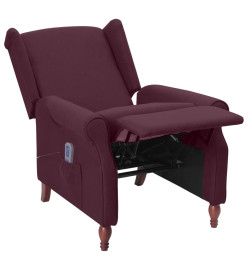 Fauteuil de massage inclinable Violet Tissu