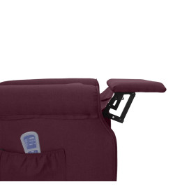 Fauteuil de massage inclinable Violet Tissu