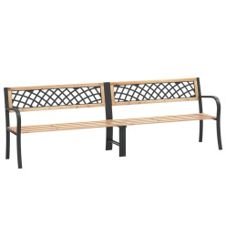 Banc double de jardin 238 cm Bois de pin chinois
