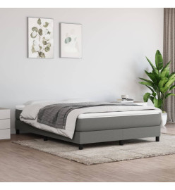 Matelas de lit à ressorts ensachés Gris foncé 140x190x20 cm