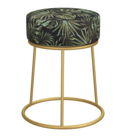 Tabouret rond Multicolore Tissu