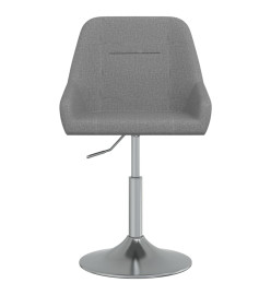 Tabouret de bar Gris foncé Tissu