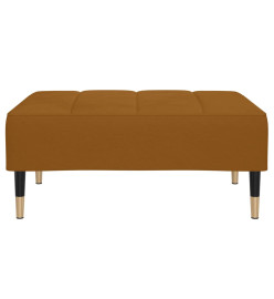 Repose-pied Marron 78x56x32 cm Velours