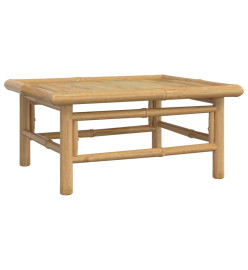 Salon de jardin 6 pcs avec coussins taupe bambou
