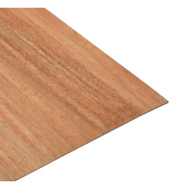 Planches de plancher autoadhésives 20 pcs PVC 1,86m² Bois clair