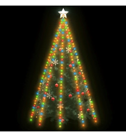 Guirlande lumineuse d'arbre de Noël 400 LED colorées 400 cm