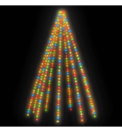 Guirlande lumineuse d'arbre de Noël 400 LED colorées 400 cm