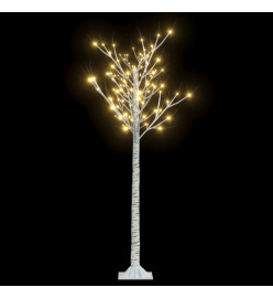 Sapin de Noël 140 LED blanc chaud Saule 1,5 m Int/Ext