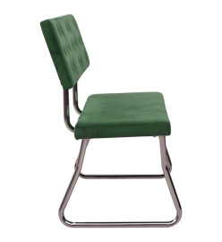 Banc 110 cm Vert foncé Velours