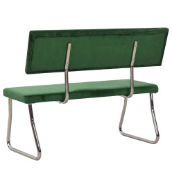 Banc 110 cm Vert foncé Velours