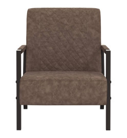 Fauteuil Marron foncé Similicuir