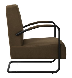 Fauteuil Marron foncé Tissu