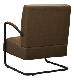 Fauteuil Marron foncé Tissu