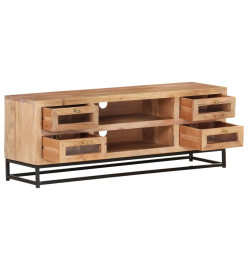 Meuble TV 110x30x40 cm Bois d'acacia massif