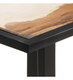 Table de salle à manger 120 cm Bois de récupération massif