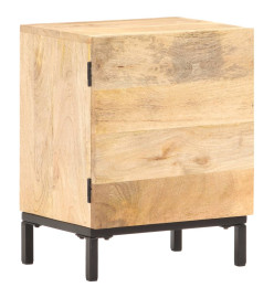 Table de chevet 40x30x51 cm Bois de manguier solide