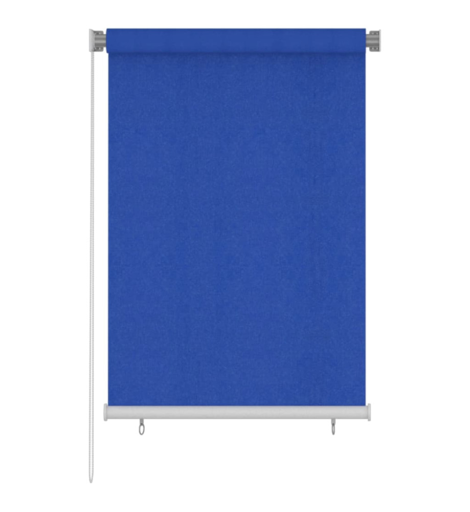 Store roulant d'extérieur 100x140 cm Bleu PEHD