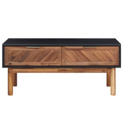 Table basse 90x50x40 cm Bois d'acacia massif et MDF