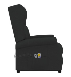 Fauteuil de massage Noir Tissu