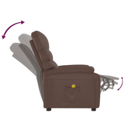 Fauteuil de massage Marron Similicuir