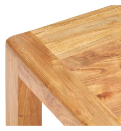 Table basse 110x60x35 cm Bois d'acacia massif et finition miel