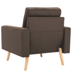 Fauteuil Marron Tissu