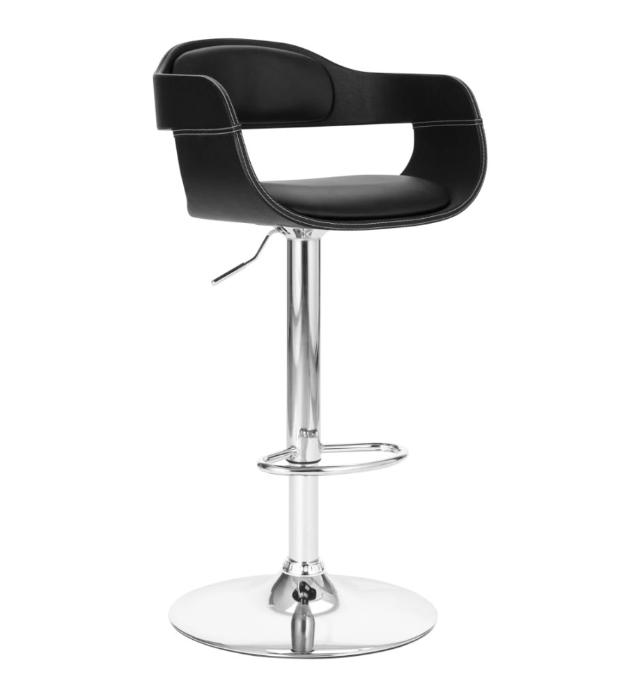 Tabouret de bar Noir Similicuir