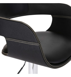 Tabouret de bar Noir Similicuir