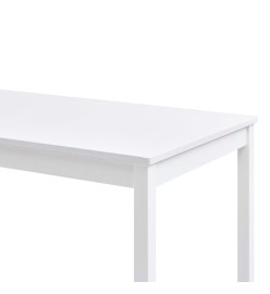 Ensemble de salle à manger 7 pcs Pinède Blanc