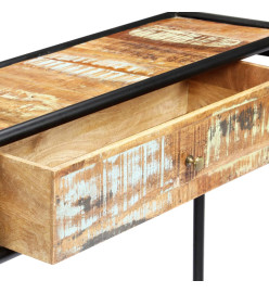 Table console 118 x 30 x 75 cm Bois de récupération massif