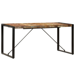 Table de salle à manger 160x80x75cm Bois de récupération massif