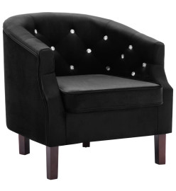 Fauteuil Noir Velours