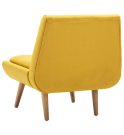 Fauteuil sans accoudoirs Jaune Tissu