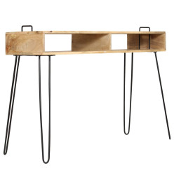 Table console Bois de manguier massif 115 x 35 x 76 cm