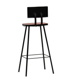 Mobilier de bar 7 pcs Bois de récupération massif Multicolore