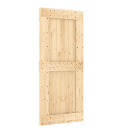 Porte 90x210 cm bois massif de pin