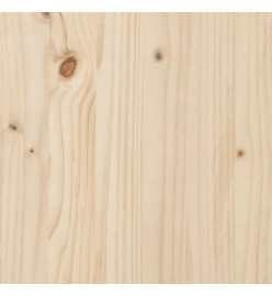 Cadre de lit avec tête de lit 90x200 cm bois massif