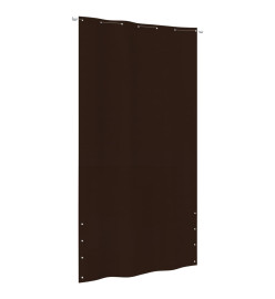 Écran de balcon Marron 140x240 cm Tissu Oxford