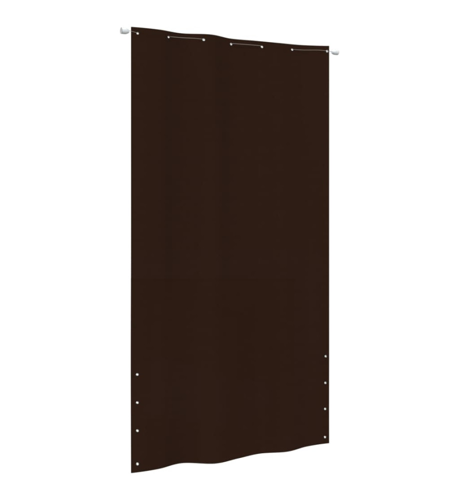 Écran de balcon Marron 140x240 cm Tissu Oxford