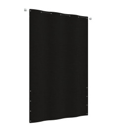 Écran de balcon Noir 140x240 cm Tissu Oxford