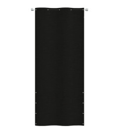 Écran de balcon Noir 100x240 cm Tissu Oxford