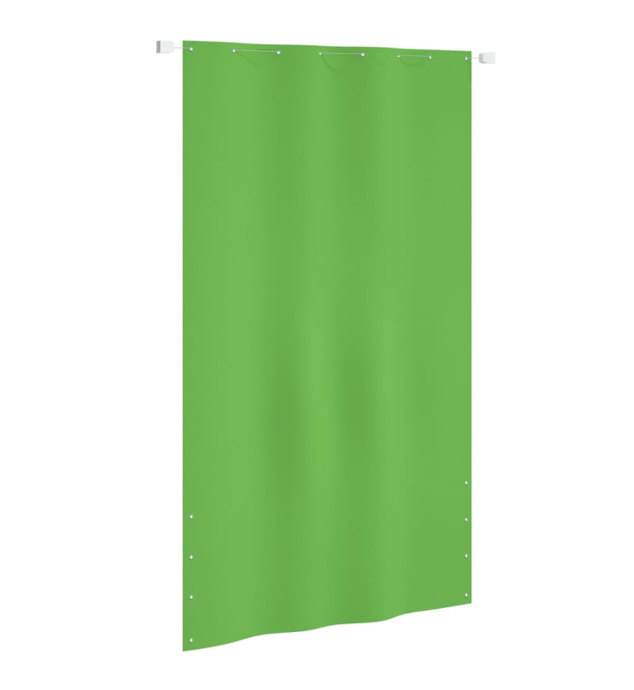 Écran de balcon Vert clair 140x240 cm Tissu Oxford