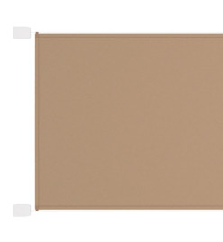 Auvent vertical Taupe 140x800 cm Tissu oxford