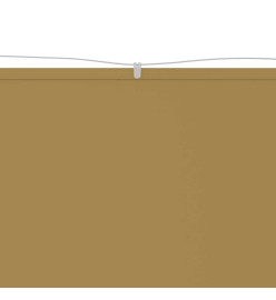 Auvent vertical Beige 180x800 cm Tissu oxford