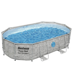 Bestway Ensemble de piscine Power Steel 488x305x107 cm