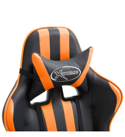 Chaise de jeu Orange Similicuir