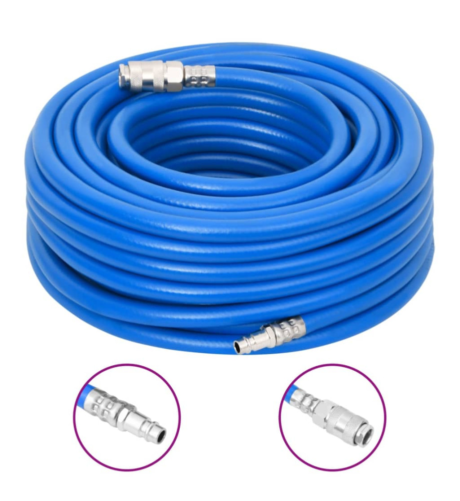 Tuyau d'air bleu 0,7" 50 m PVC