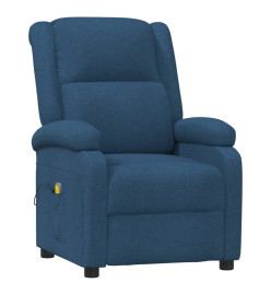 Fauteuil de massage Bleu Tissu