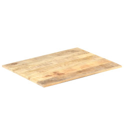 Dessus de table Bois de manguier solide 15-16 mm 80x60 cm